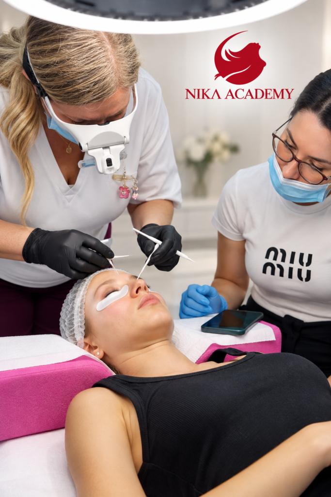 edukacija za lash lift nika academy
