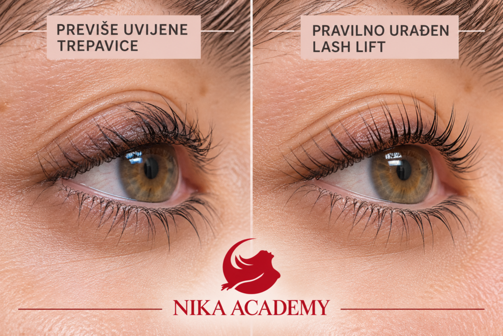 lash lift nika academy novi sad